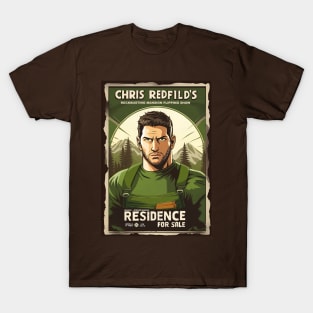 Chris Redfield s mansion flipping show - Residence for Sale T-Shirt